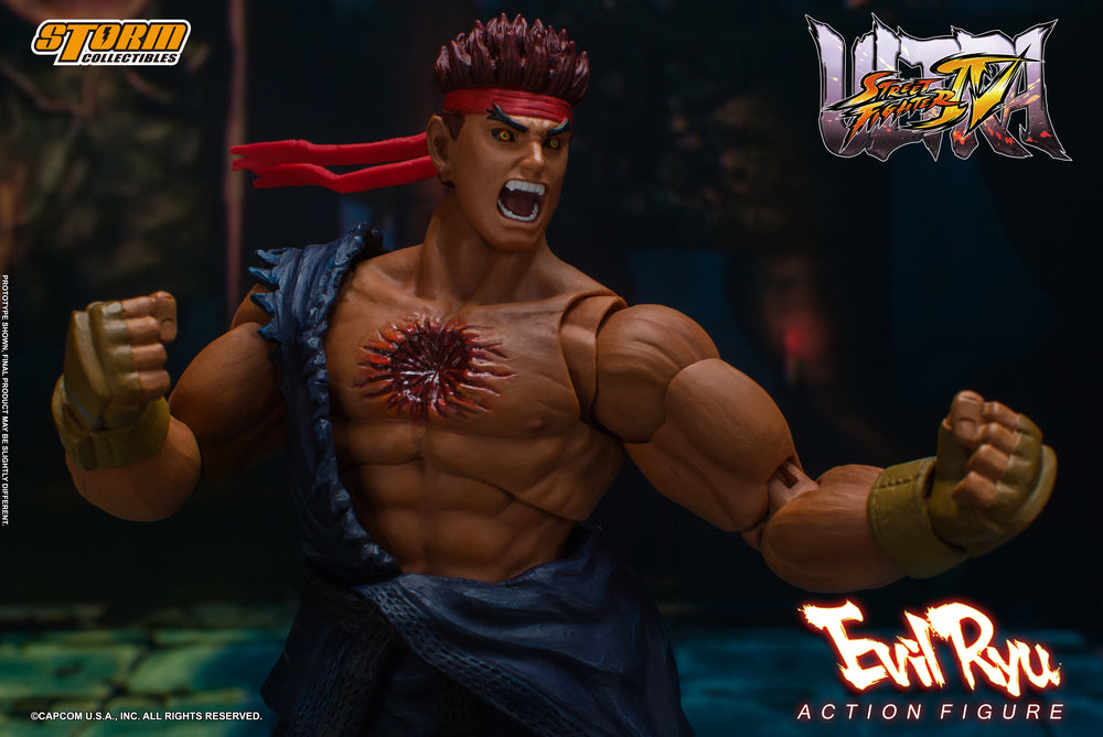 ULTRA STREET FIGHTER IV - EVIL RYU ACTION FIGURE | ウルトラストリートファイターⅣ アクションフィギュア 殺意の波動に目覚めたリュウ