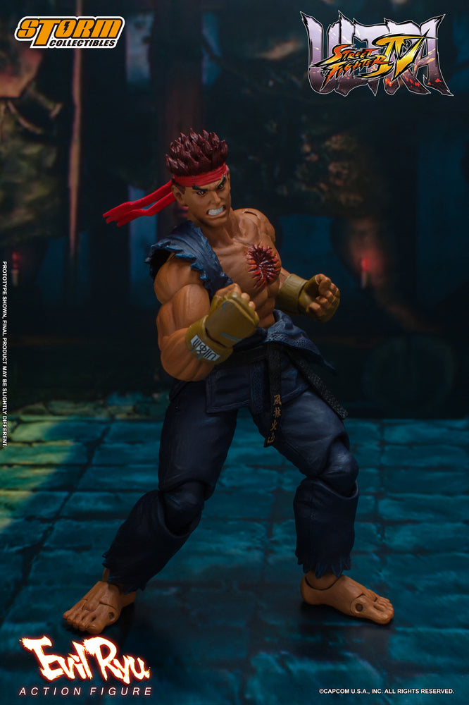 ULTRA STREET FIGHTER IV - EVIL RYU ACTION FIGURE | ウルトラストリートファイターⅣ アクションフィギュア 殺意の波動に目覚めたリュウ