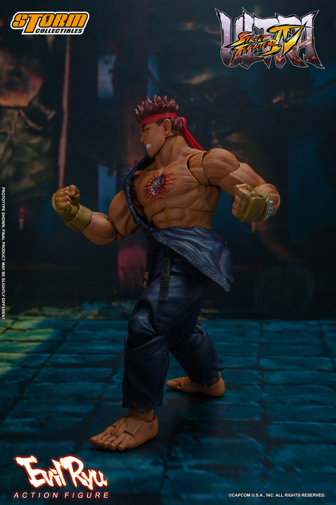 ULTRA STREET FIGHTER IV - EVIL RYU ACTION FIGURE | ウルトラストリートファイターⅣ アクションフィギュア 殺意の波動に目覚めたリュウ