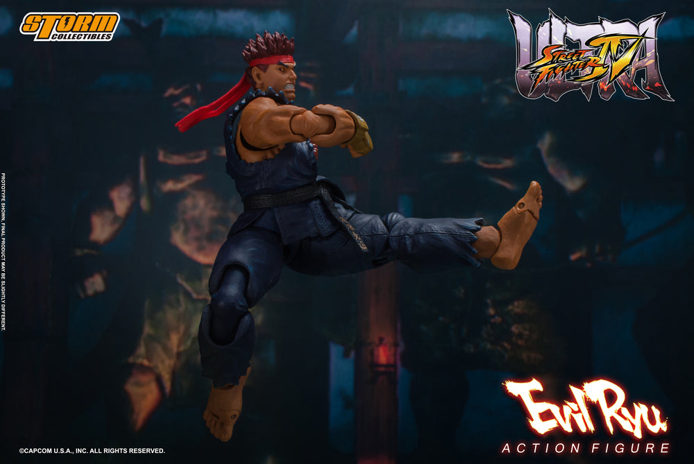 ULTRA STREET FIGHTER IV - EVIL RYU ACTION FIGURE | ウルトラストリートファイターⅣ アクションフィギュア 殺意の波動に目覚めたリュウ