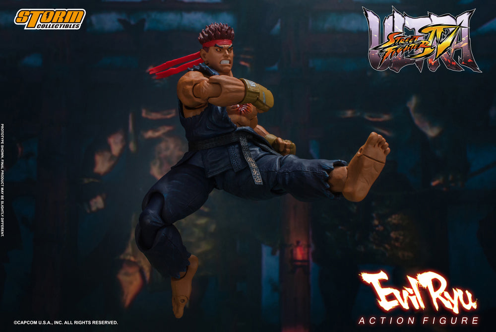 ULTRA STREET FIGHTER IV - EVIL RYU ACTION FIGURE | ウルトラストリートファイターⅣ アクションフィギュア 殺意の波動に目覚めたリュウ