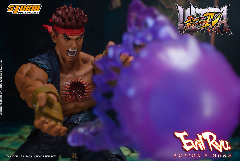 ULTRA STREET FIGHTER IV - EVIL RYU ACTION FIGURE | ウルトラストリートファイターⅣ アクションフィギュア 殺意の波動に目覚めたリュウ