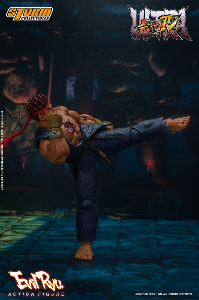 ULTRA STREET FIGHTER IV - EVIL RYU ACTION FIGURE | ウルトラストリートファイターⅣ アクションフィギュア 殺意の波動に目覚めたリュウ