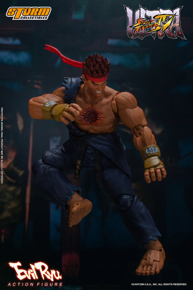 ULTRA STREET FIGHTER IV - EVIL RYU ACTION FIGURE | ウルトラストリートファイターⅣ アクションフィギュア 殺意の波動に目覚めたリュウ