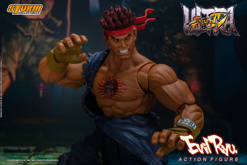 ULTRA STREET FIGHTER IV - EVIL RYU ACTION FIGURE | ウルトラストリートファイターⅣ アクションフィギュア 殺意の波動に目覚めたリュウ