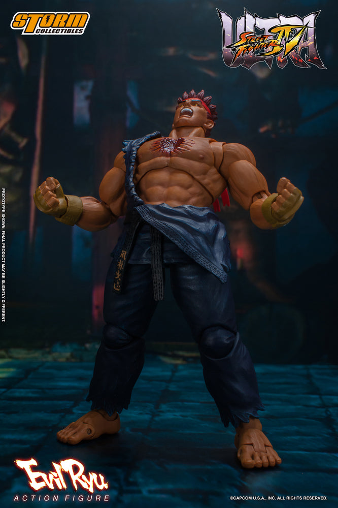 ULTRA STREET FIGHTER IV - EVIL RYU ACTION FIGURE | ウルトラストリートファイターⅣ アクションフィギュア 殺意の波動に目覚めたリュウ