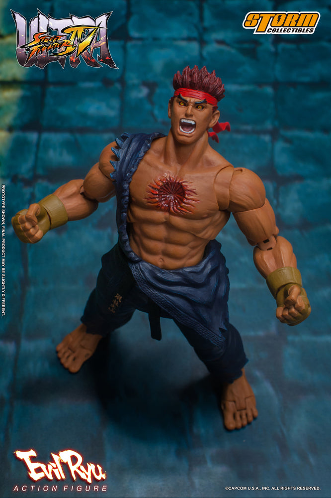 ULTRA STREET FIGHTER IV - EVIL RYU ACTION FIGURE | ウルトラストリートファイターⅣ アクションフィギュア 殺意の波動に目覚めたリュウ