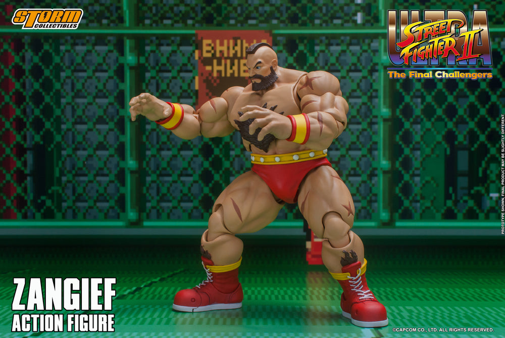 ULTRA STREET FIGHTER II THE FINAL CHALLENGERS - ZANGIEF ACTION FIGURE | ウルトラストリートファイターII ザ・ファイナルチャレンジャーズ アクションフィギュア ザンギエフ