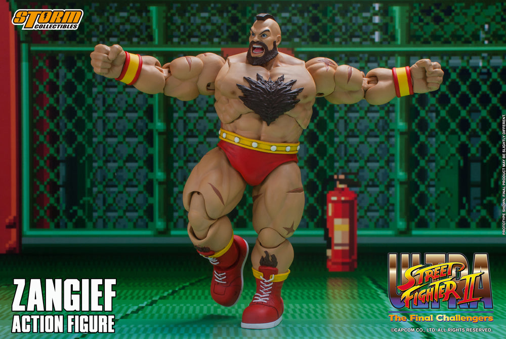 ULTRA STREET FIGHTER II THE FINAL CHALLENGERS - ZANGIEF ACTION FIGURE | ウルトラストリートファイターII ザ・ファイナルチャレンジャーズ アクションフィギュア ザンギエフ