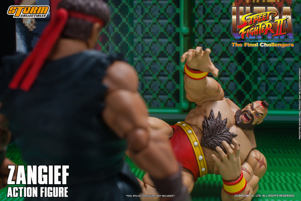 ULTRA STREET FIGHTER II THE FINAL CHALLENGERS - ZANGIEF ACTION FIGURE | ウルトラストリートファイターII ザ・ファイナルチャレンジャーズ アクションフィギュア ザンギエフ