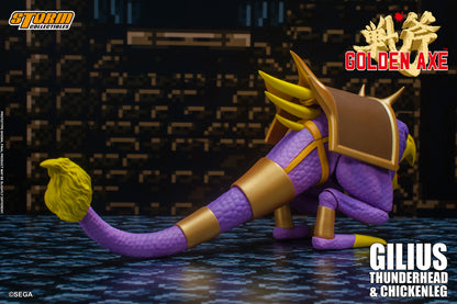 GOLDEN AXE ACTION FIGURE GILIUS THUNDERHEAD WITH CHICKENLEG | ゴールデンアックス アクションフィギュア ギリウス=サンダーヘッド & チキンレッグ セット