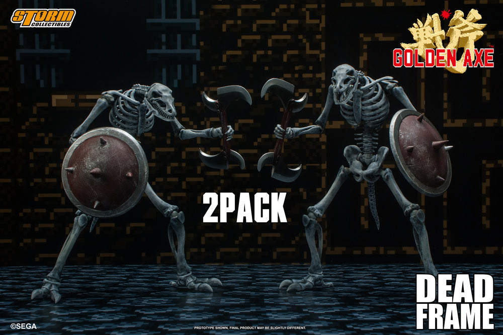 GOLDEN AXE III ACTION FIGURE DEAD FRAME 2PACK | ゴールデンアックスIII アクションフィギュア デッド・フレーム 2パック