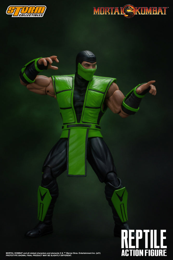 MORTAL KOMBAT 1/12 SCALE ACTION FIGURE REPTILE | モータルコンバット アクションフィギュア リープテイル