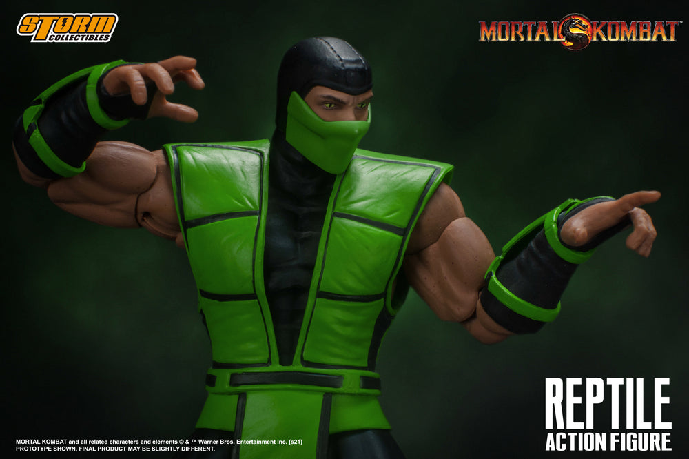 MORTAL KOMBAT 1/12 SCALE ACTION FIGURE REPTILE | モータルコンバット アクションフィギュア リープテイル