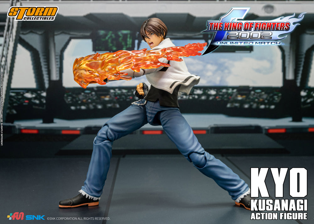 THE KING OF FIGHTERS 2002 UNLIMITED MATCH KYO KUSANAGI ACTION FIGURE | ザ・キング・オブ・ファイターズ 2002 アンリミテッド マッチ アクションフィギュア 草薙京