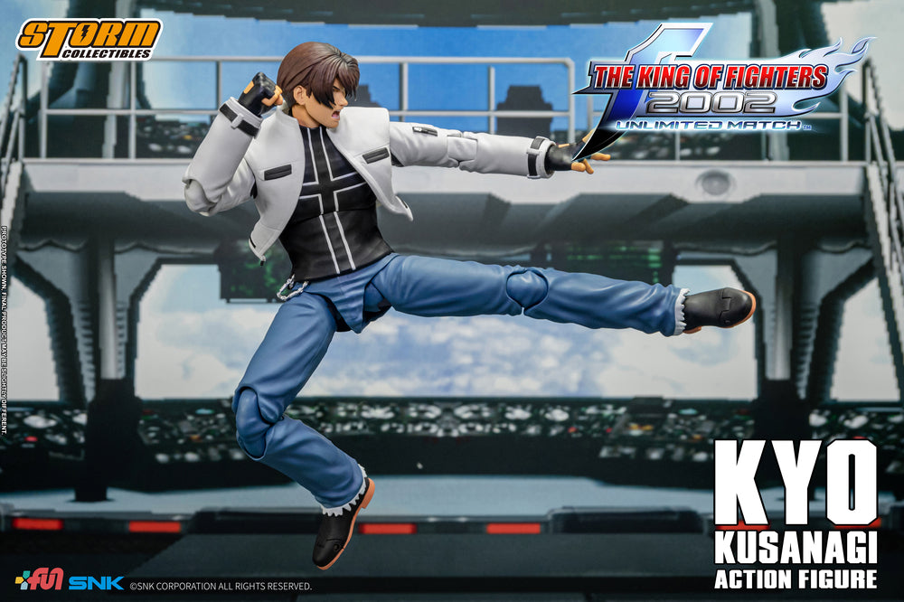 THE KING OF FIGHTERS 2002 UNLIMITED MATCH KYO KUSANAGI ACTION FIGURE | ザ・キング・オブ・ファイターズ 2002 アンリミテッド マッチ アクションフィギュア 草薙京