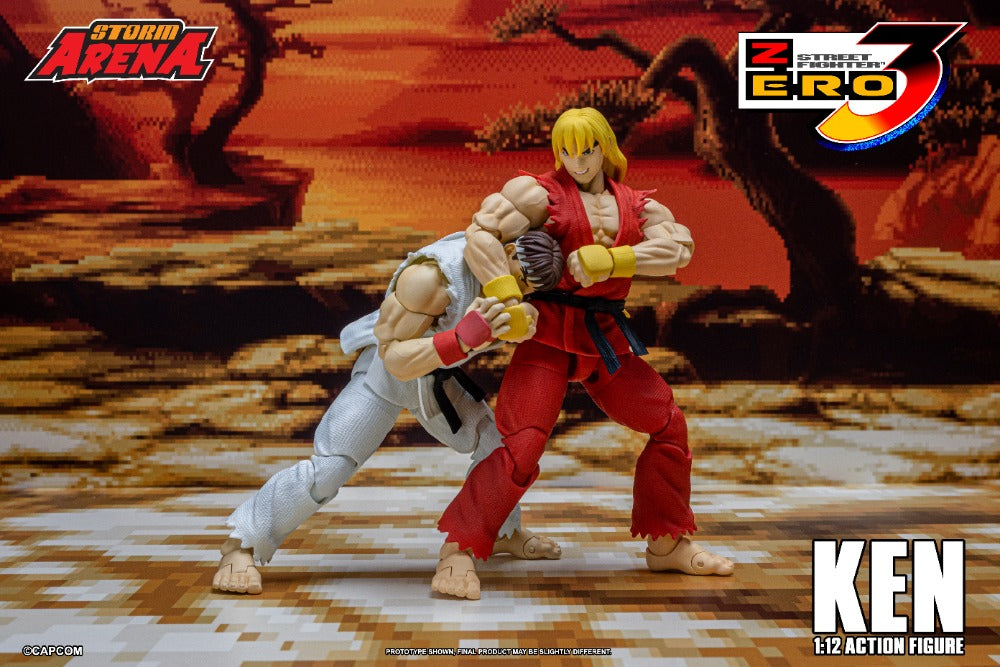 ストリートファイターアルファ3 ストームアリーナ ケン 1/12スケール　未開封 ストリートファイター 【2026年3月発売予定】ストームコレクティブルズ