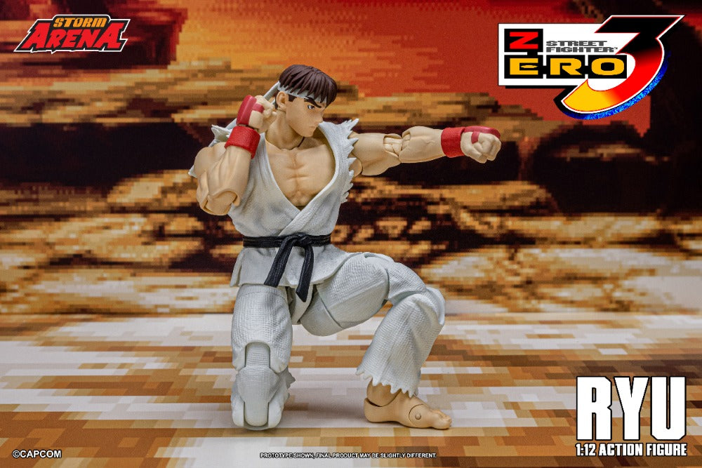 STREET FIGHTER ZERO 3 - RYU 1/12 ACTION FIGURE | ストームアリーナ ファイターZERO3 リュウ