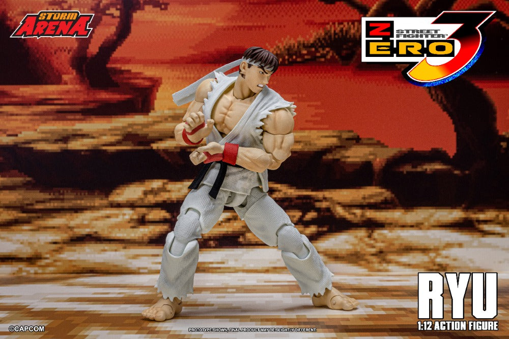 STORM ARENAストリートファイターZERO 3 ケン・リュウ STREET FIGHTER ZERO 3 - RYU 1/12 ACTION FIGURE | ストームアリーナ