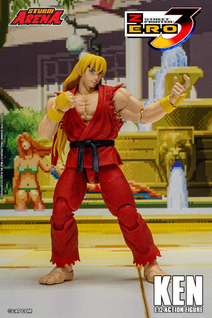 STREET FIGHTER ZERO 3 - KEN 1/12 ACTION FIGURE | ストームアリーナ ファイターZERO3 ケン