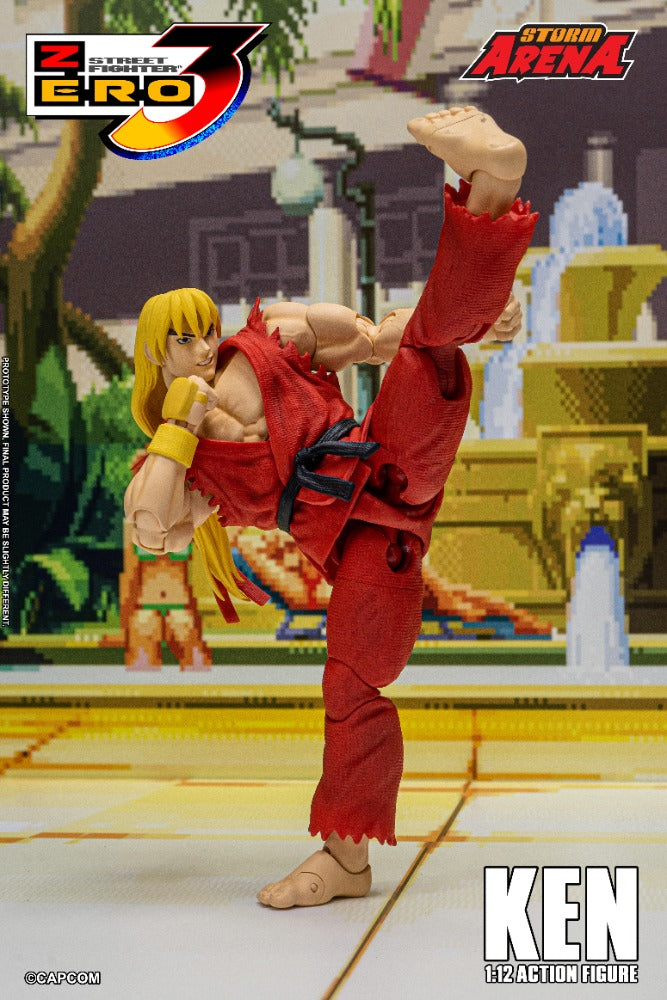 STREET FIGHTER ZERO 3 - KEN 1/12 ACTION FIGURE | ストームアリーナ