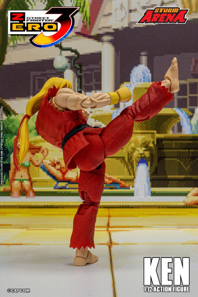 STREET FIGHTER ZERO 3 - KEN 1/12 ACTION FIGURE | ストームアリーナ ファイターZERO3 ケン