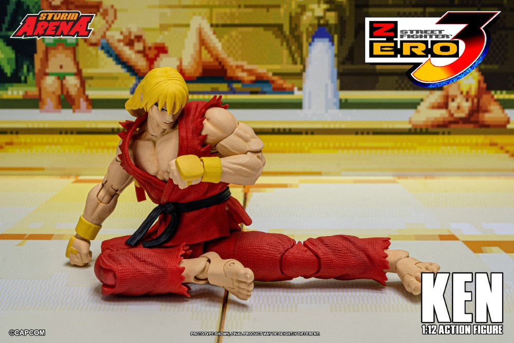STREET FIGHTER ZERO 3 - KEN 1/12 ACTION FIGURE | ストームアリーナ