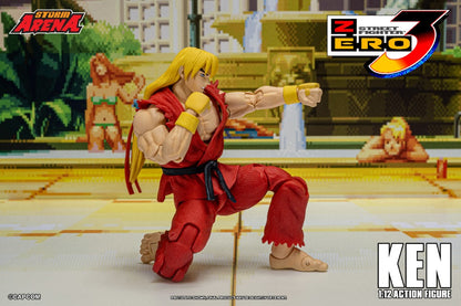 STREET FIGHTER ZERO 3 - KEN 1/12 ACTION FIGURE | ストームアリーナ ファイターZERO3 ケン