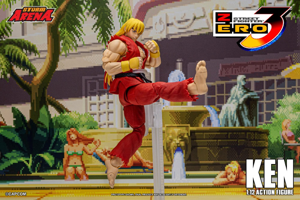 STREET FIGHTER ZERO 3 - KEN 1/12 ACTION FIGURE | ストームアリーナ ファイターZERO3 ケン