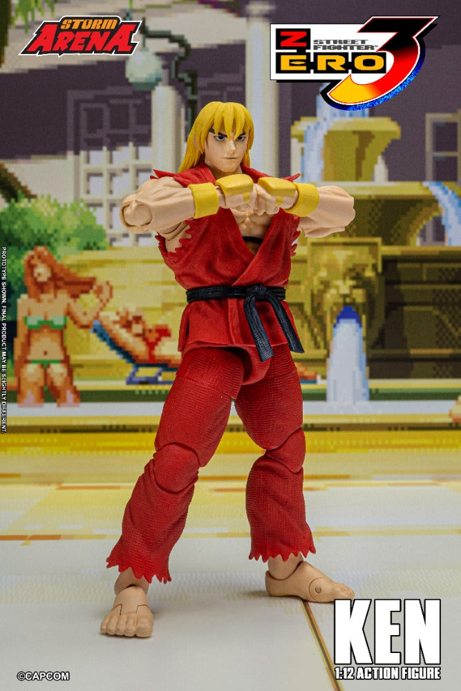 STREET FIGHTER ZERO 3 - KEN 1/12 ACTION FIGURE | ストームアリーナ