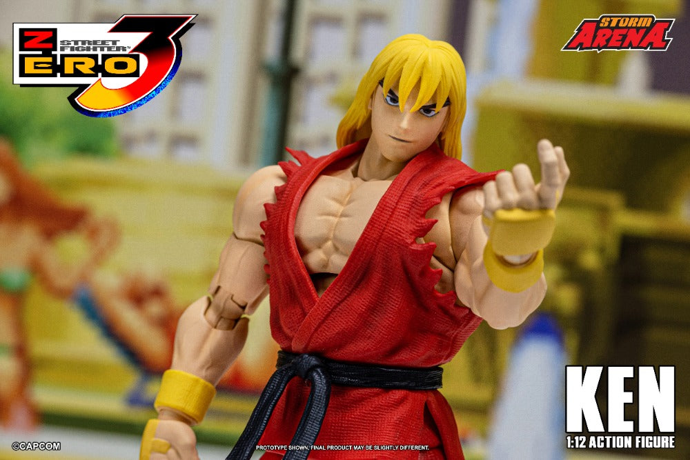 STREET FIGHTER ZERO 3 - KEN 1/12 ACTION FIGURE | ストームアリーナ ファイターZERO3 ケン