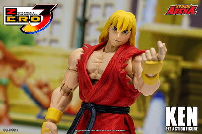 STREET FIGHTER ZERO 3 - KEN 1/12 ACTION FIGURE | ストームアリーナ ファイターZERO3 ケン