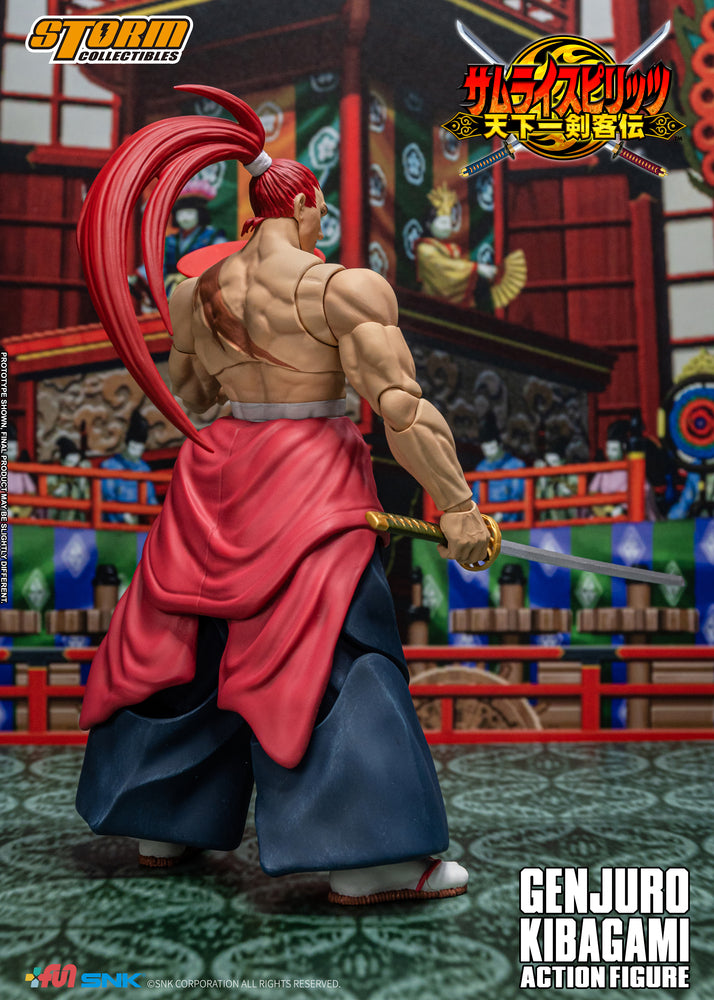 SAMURAI SHODOWN VI - GENJURO KIBAGAMI ACTION FIGURE | サムライスピリッツ 天下一剣客伝 アクションフィギュア 牙神幻十郎
