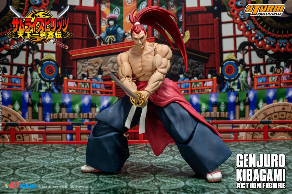 SAMURAI SHODOWN VI - GENJURO KIBAGAMI ACTION FIGURE | サムライスピリッツ 天下一剣客伝 アクションフィギュア 牙神幻十郎