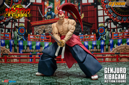 SAMURAI SHODOWN VI - GENJURO KIBAGAMI ACTION FIGURE | サムライスピリッツ 天下一剣客伝 アクションフィギュア 牙神幻十郎