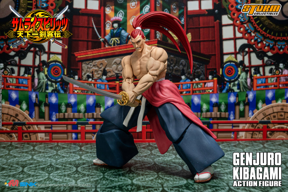 SAMURAI SHODOWN VI - GENJURO KIBAGAMI ACTION FIGURE | サムライスピリッツ 天下一剣客伝 アクションフィギュア 牙神幻十郎