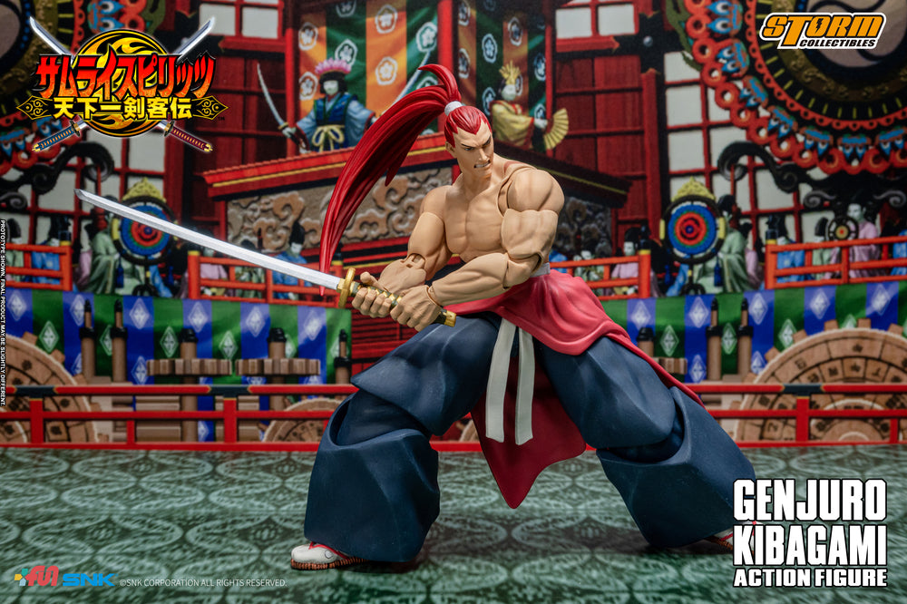 SAMURAI SHODOWN VI - GENJURO KIBAGAMI ACTION FIGURE | サムライスピリッツ 天下一剣客伝 アクションフィギュア 牙神幻十郎