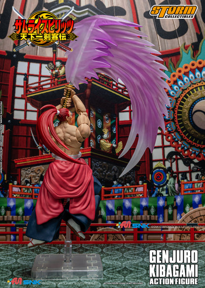 SAMURAI SHODOWN VI - GENJURO KIBAGAMI ACTION FIGURE | サムライスピリッツ 天下一剣客伝 アクションフィギュア 牙神幻十郎