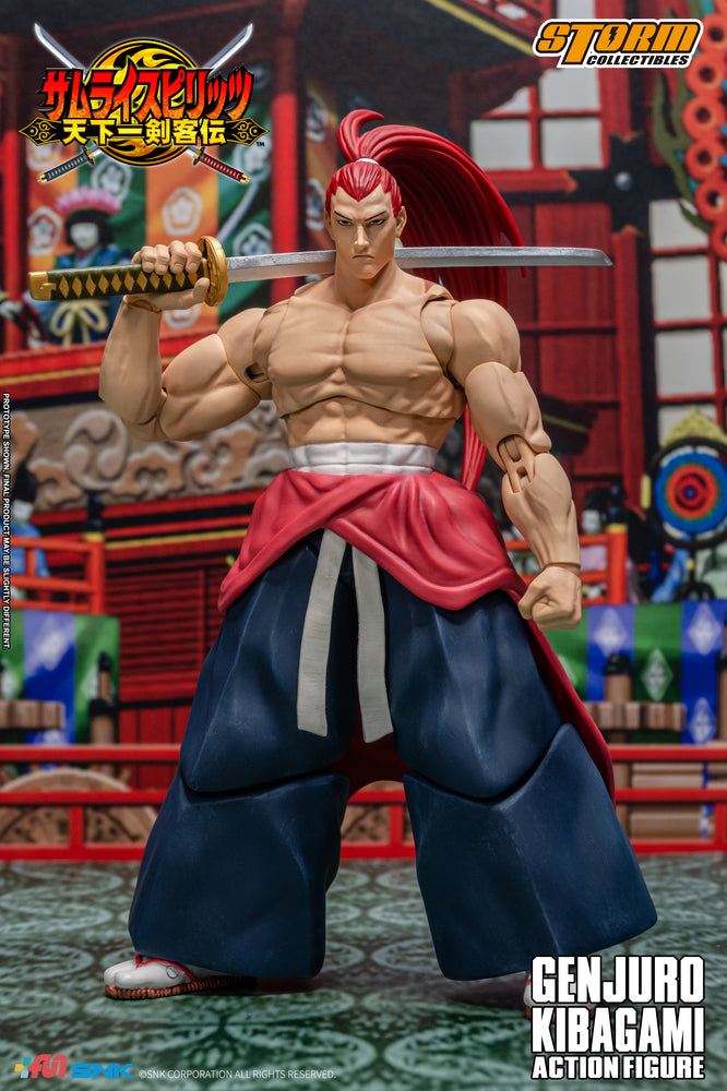 SAMURAI SHODOWN VI - GENJURO KIBAGAMI ACTION FIGURE | サムライスピリッツ 天下一剣客伝 アクションフィギュア 牙神幻十郎