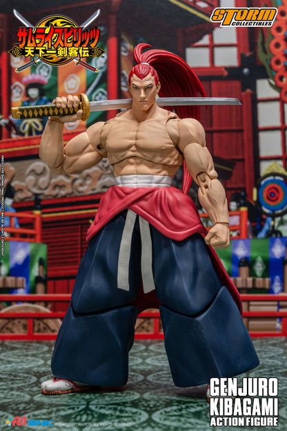 SAMURAI SHODOWN VI - GENJURO KIBAGAMI ACTION FIGURE | サムライスピリッツ 天下一剣客伝 アクションフィギュア 牙神幻十郎