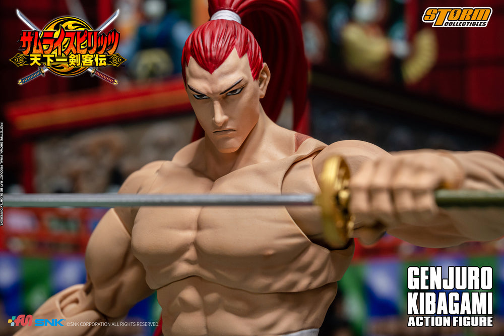 SAMURAI SHODOWN VI - GENJURO KIBAGAMI ACTION FIGURE | サムライスピリッツ 天下一剣客伝 アクションフィギュア 牙神幻十郎