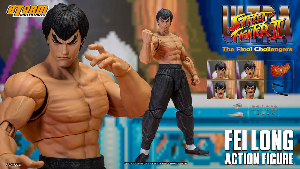 ULTRA STREET FIGHTER II THE FINAL CHALLENGERS - FEI LONG ACTION FIGURE | ウルトラストリートファイターII ザ・ファイナルチャレンジャーズ アクションフィギュア フェイロン