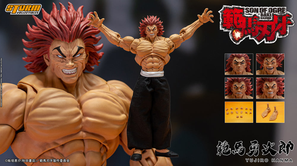 BAKI HANMA: SON OF OGRE - YUUJIRO HANMA ACTION FIGURE | 『範馬刃牙』 アクションフィギュア 範馬勇次郎