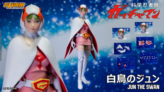 GATCHAMAN - JUN THE SWAN ACTION FIGURE | 科学忍者隊ガッチャマン アクションフィギュア G-3号 白鳥のジュン