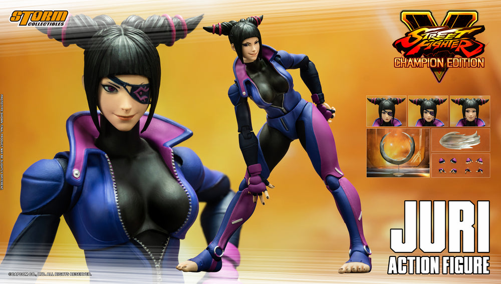 STREET FIGHTER V CHAMPION EDITION - JURI ACTION FIGURE | ストリートファイターV チャンピオンエディション アクションフィギュア ハン・ジュリ