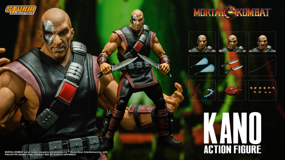 MORTAL KOMBAT ACTION FIGURE KANO | モータルコンバット アクションフィギュア カノウ
