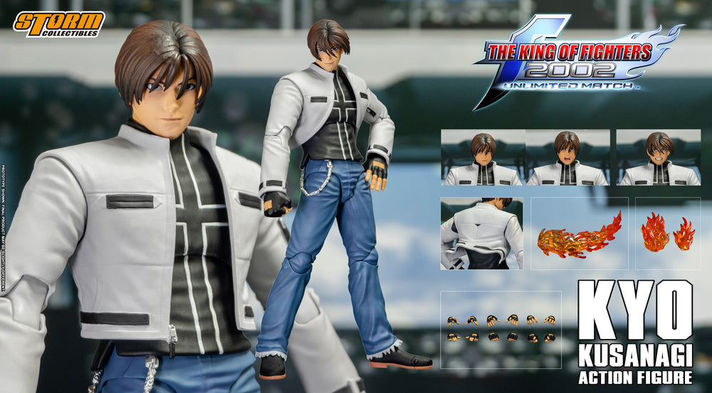 THE KING OF FIGHTERS 2002 UNLIMITED MATCH KYO KUSANAGI ACTION FIGURE | ザ・キング・オブ・ファイターズ 2002 アンリミテッド マッチ アクションフィギュア 草薙京