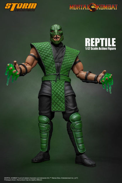 MORTAL KOMBAT 1/12 VS SERIES KLASSIC REPTILE | モータルコンバット 1/12 アクションフィギュア VS シリーズ クラシック リープテイル