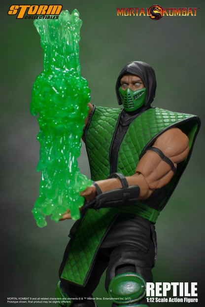 MORTAL KOMBAT 1/12 VS SERIES KLASSIC REPTILE | モータルコンバット 1/12 アクションフィギュア VS シリーズ クラシック リープテイル