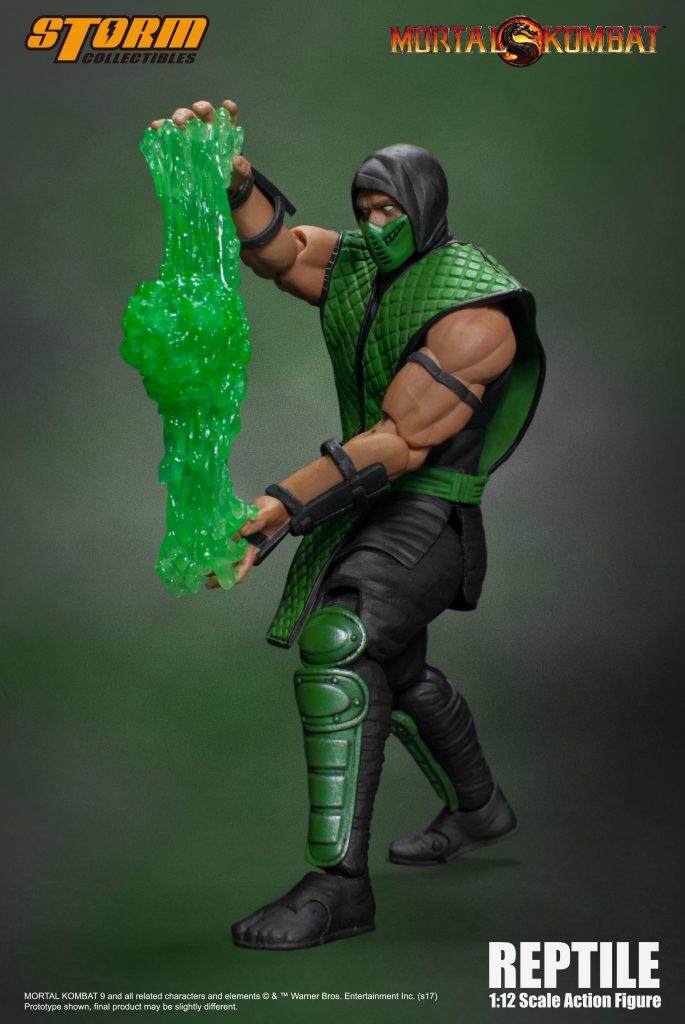 MORTAL KOMBAT 1/12 VS SERIES KLASSIC REPTILE | モータルコンバット 1/12 アクションフィギュア VS シリーズ クラシック リープテイル